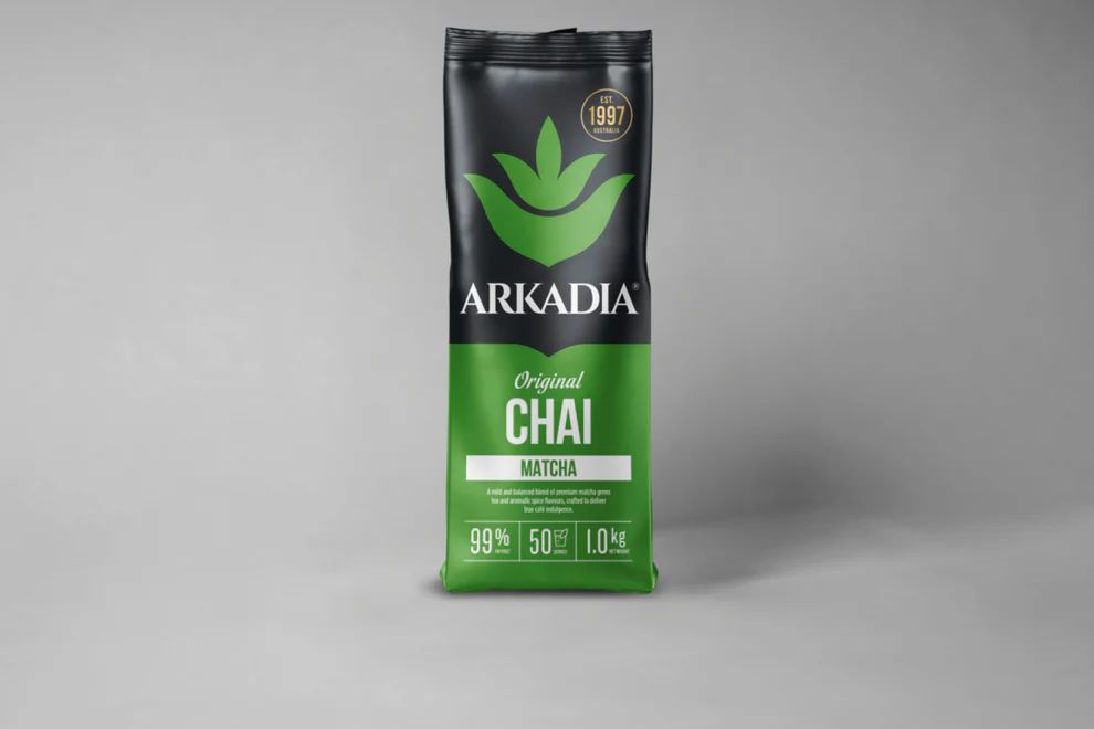 Arkadia Chai Matcha, photographed by Melbourne Coffee Roasting Co