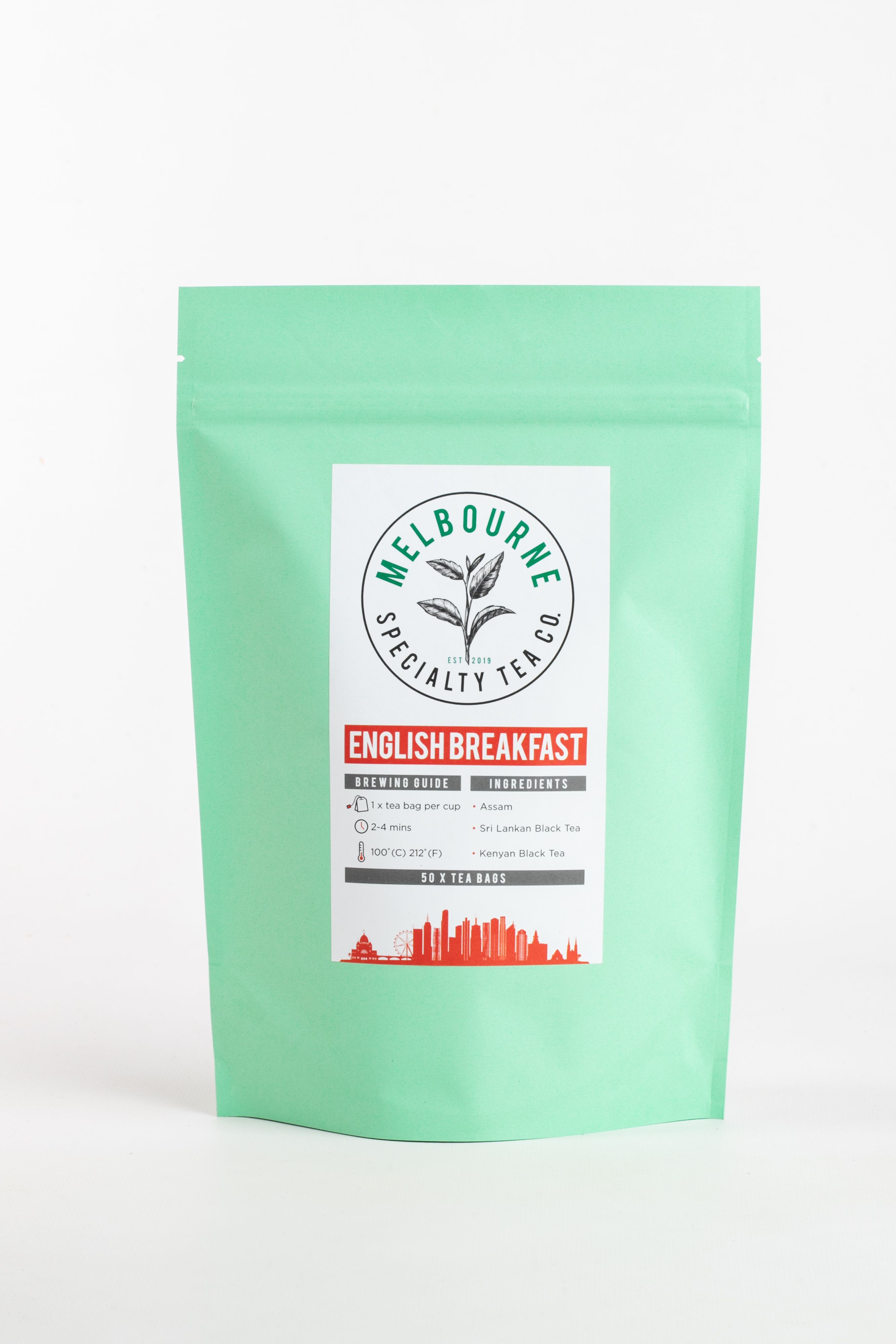 English Breakfast Tea, photographed by Melbourne Coffee Roasting Co