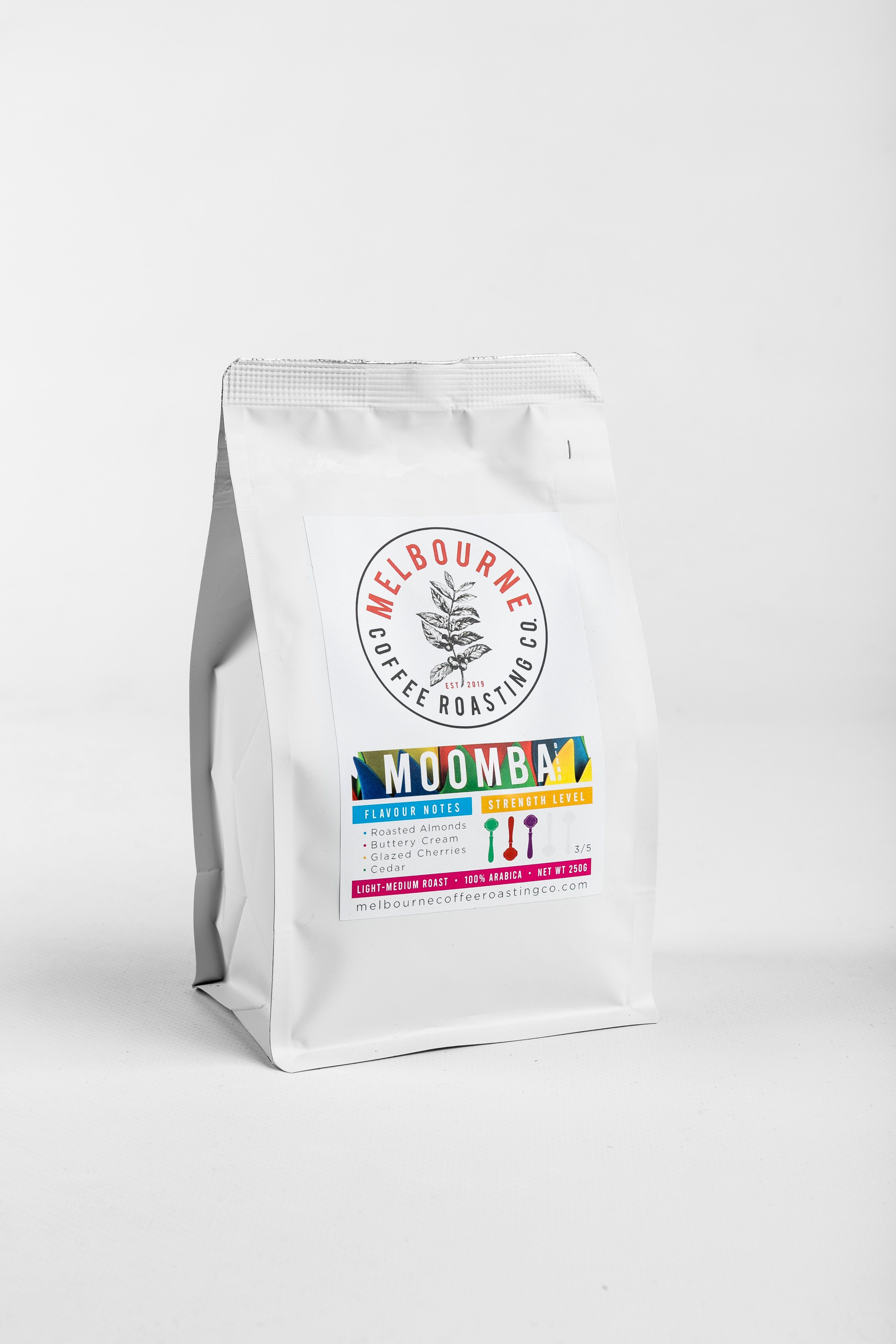 Moomba Blend, photographed by Melbourne Coffee Roasting Co